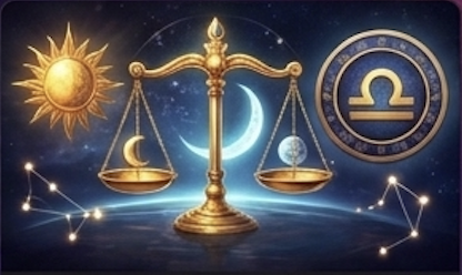 Engraving of the scales, Libra